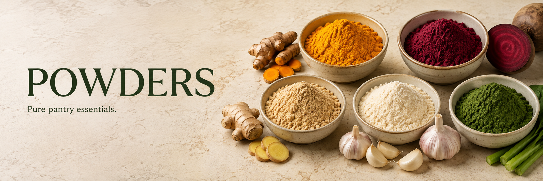 Powders — Pure & Organic